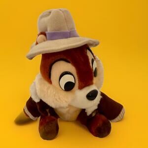 Disney Chip n Dale Rescue Rangers Plush Chip Doll Disneyland Walt  World Vintage